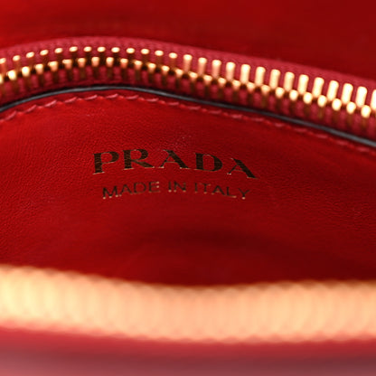 Prada Saffiano City Calfskin Small Paradigme Bag Red 6 of 13