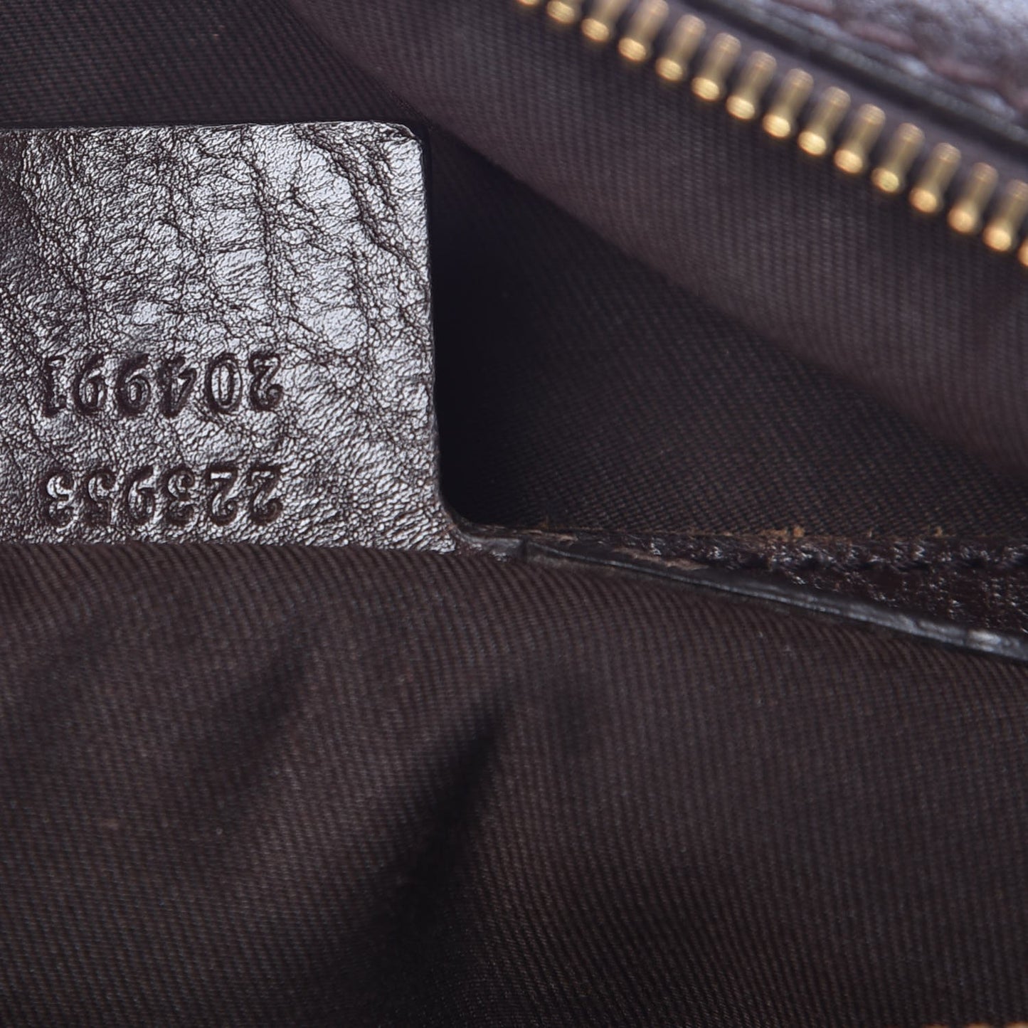 Monogram Medium Interlocking Icon Tote Dark Brown