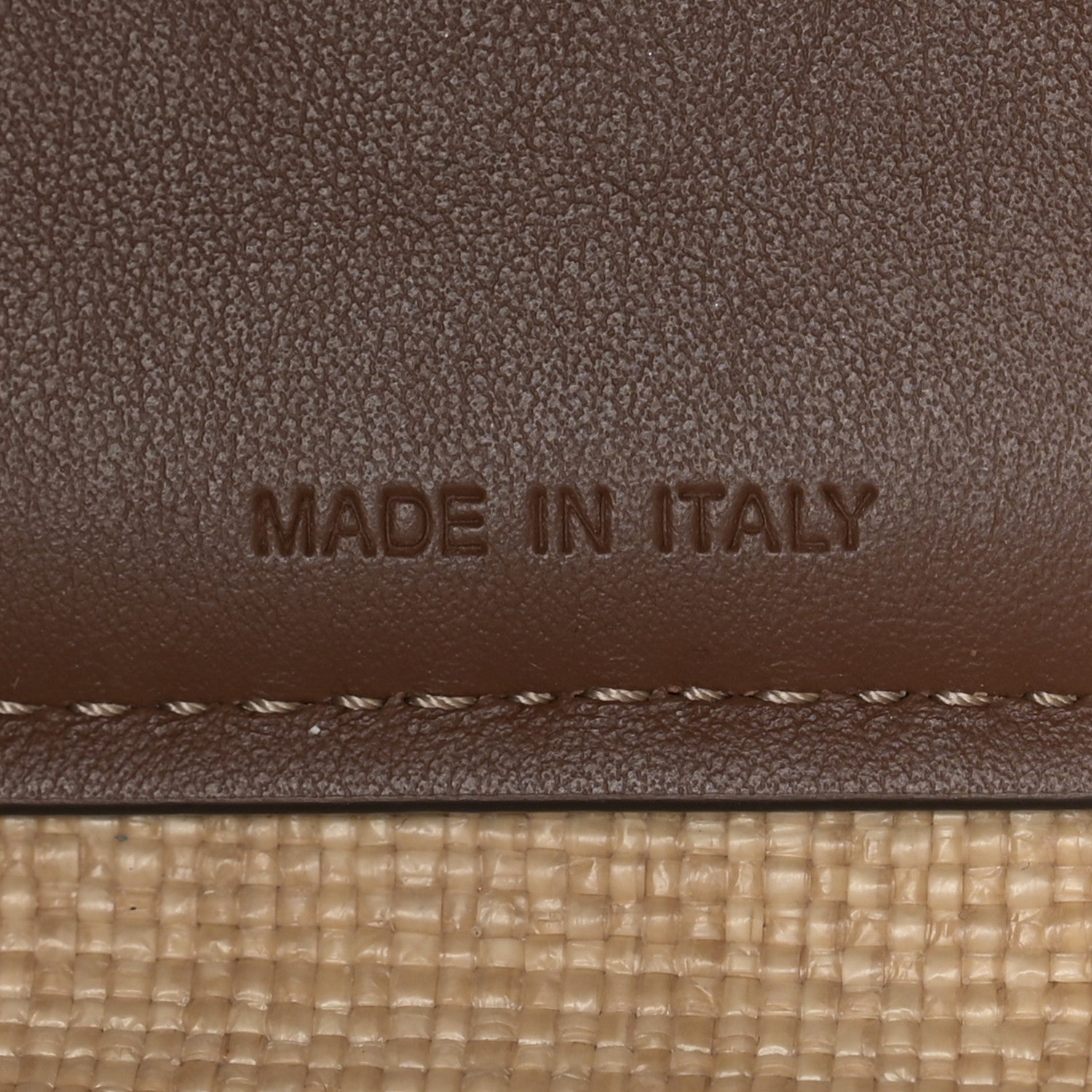 Fendi Paglia Chicco Riso Vitello Grace Logo Embroidered Small Fendi Sunshine Shopper Tote Alchemy Gianduia 7 of 12