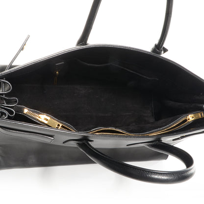 Saint Laurent Calfskin Large Sac de Jour Carryall Black 5 of 10