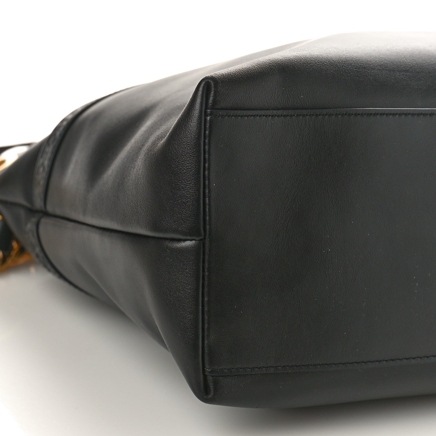 Tom Ford Calfskin Medium Avery Hobo Shoulder Bag Black 7 of 8