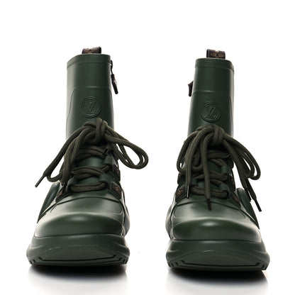 Louis Vuitton Mat Rubber Monogram LV Archlight Sneaker Boots 37 Kaki 2 of 9