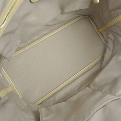 Christian Dior Coated Canvas Cannage Medium Panarea Tote Beige 6 of 9