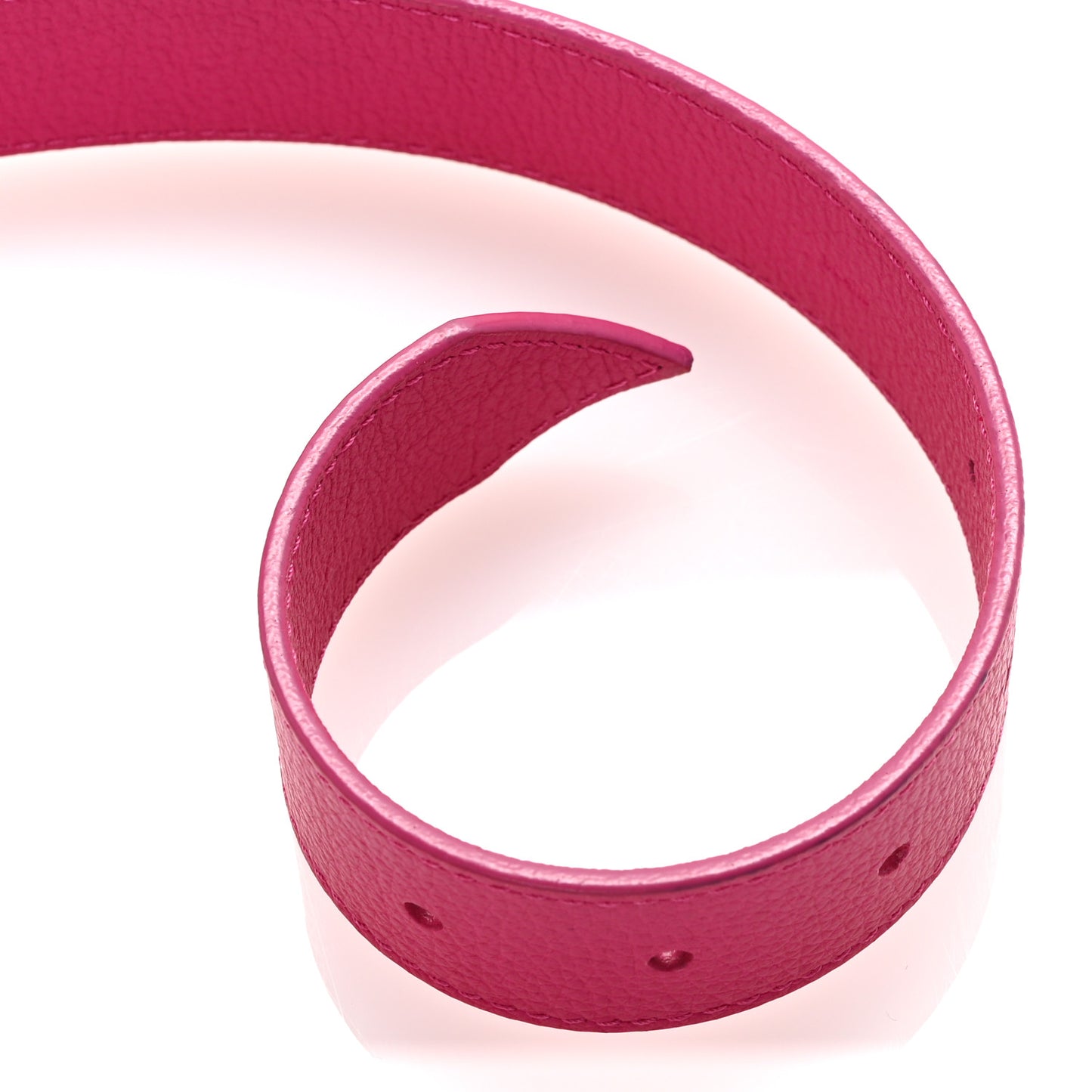 Taurillon Calfskin Essential V 30mm Belt 80 32 Fuchsia