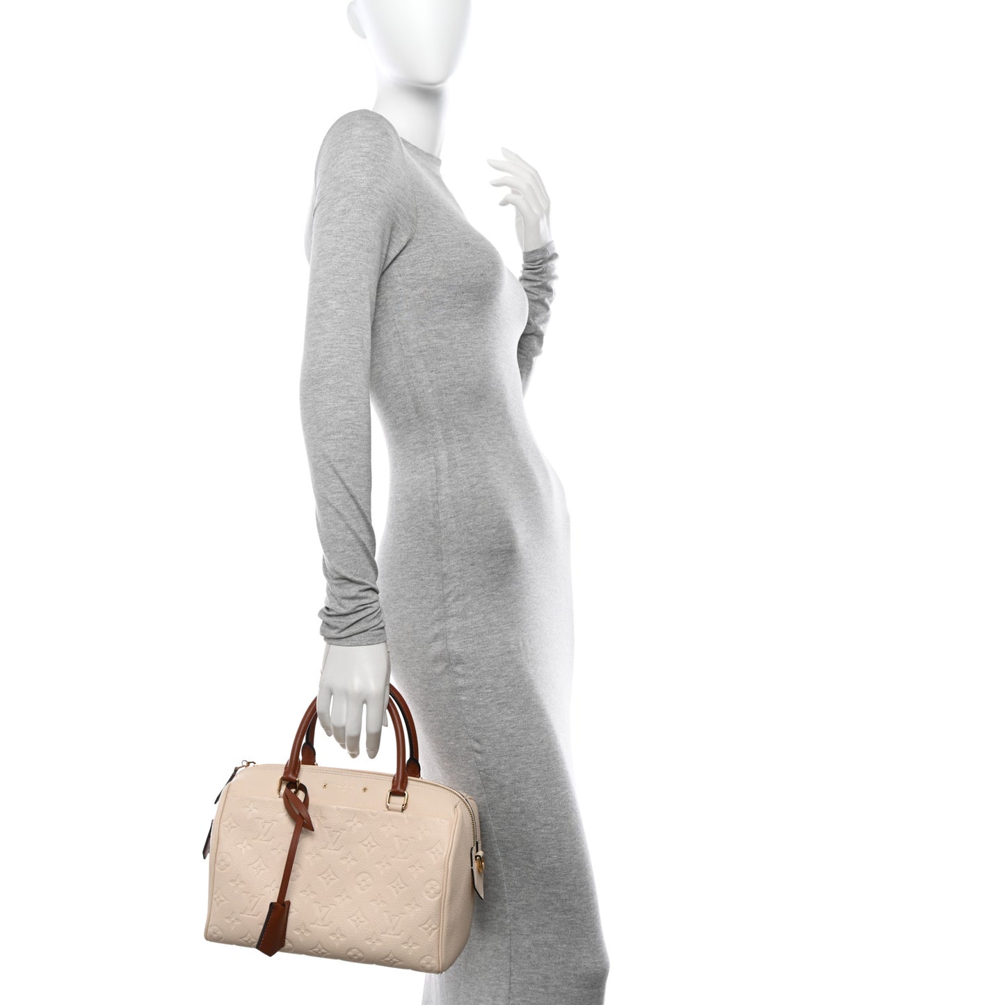 Empreinte Calfskin Speedy Bandouliere 25 NM Creme Caramel