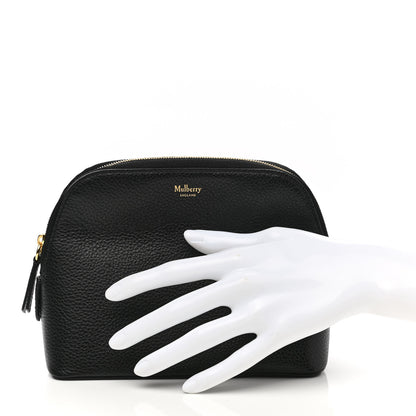 Mulberry Small Classic Grain Continental Cosmetic Pouch Black 2 of 7