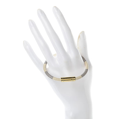 Louis Vuitton Damier Azur Keep It Bracelet 19 2 of 5