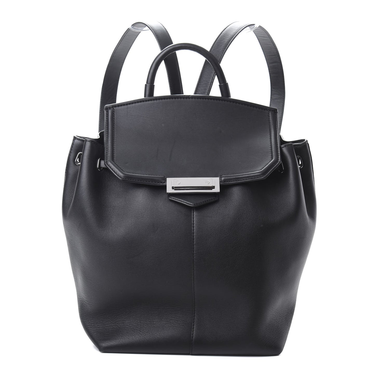 Calfskin Prisma Skeletal Backpack Black