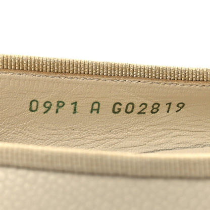 Chanel Lambskin Cap Toe CC Ballerina Flats 36 Beige 6 of 10