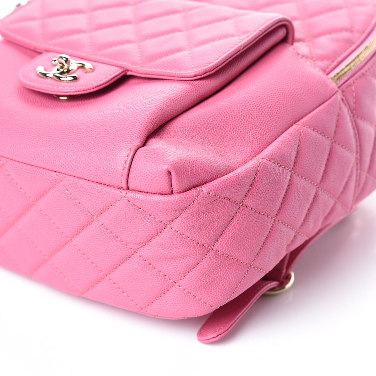 Caviar Quilted Large CC Day Backpack Pink