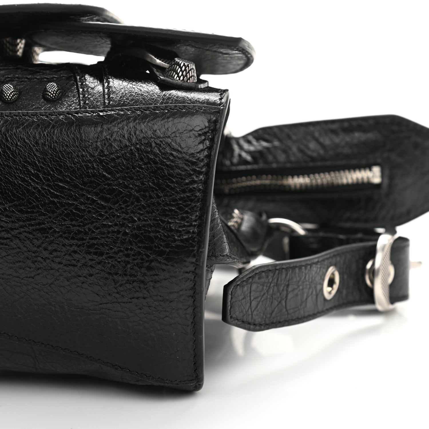 Balenciaga Agneau Arena Neo Cagole Handbag XS Black 8 of 8