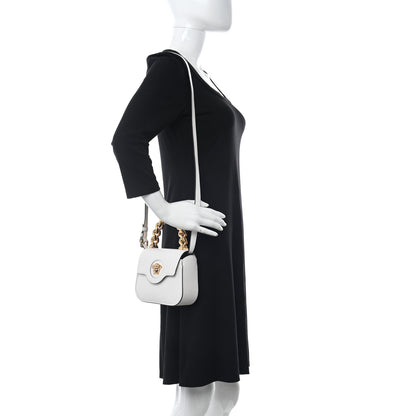 Versace Grained Calfskin Mini La Medusa Bag White 2 of 9