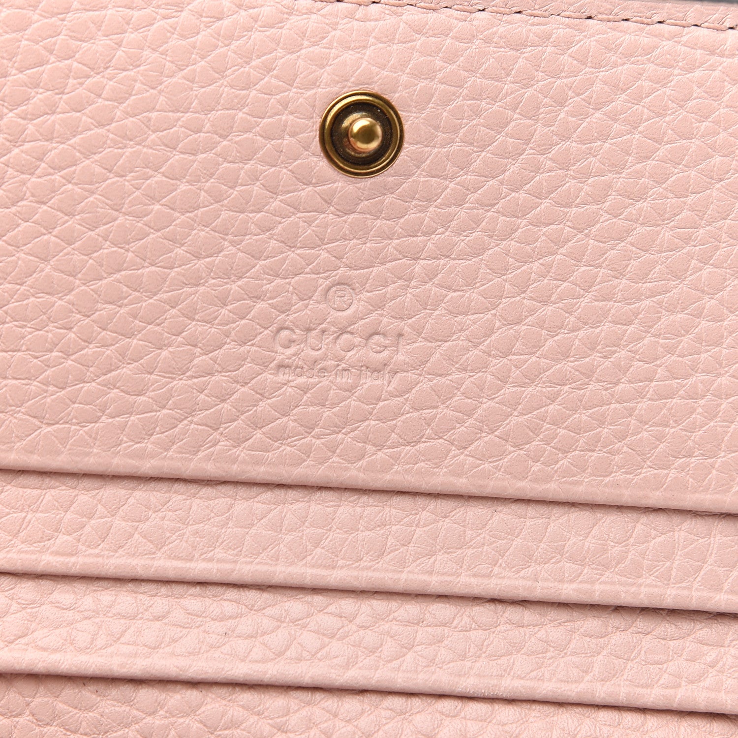 Gucci Cellarius Calfskin Blind for Love Animalier Card Case Perfect Pink 6 of 7