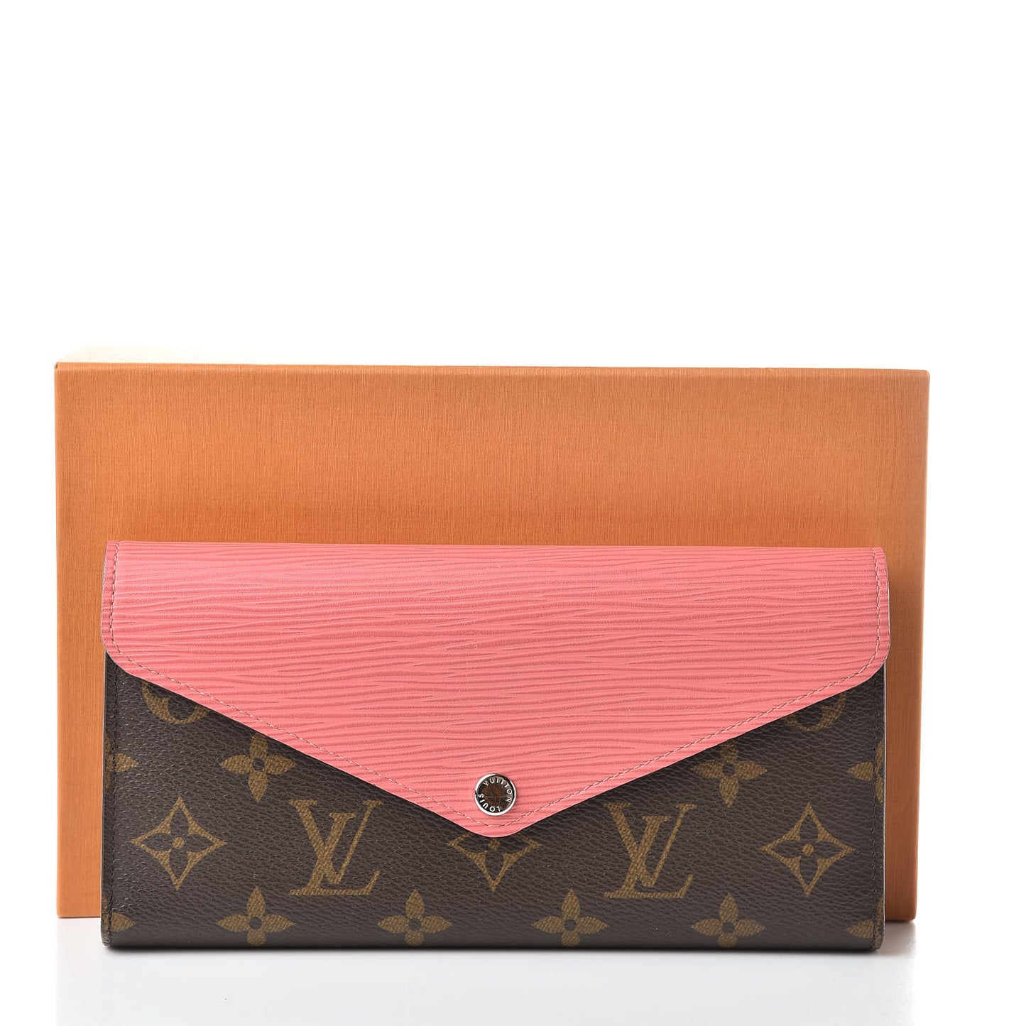 Monogram Epi Marie-Lou Long Wallet Corail