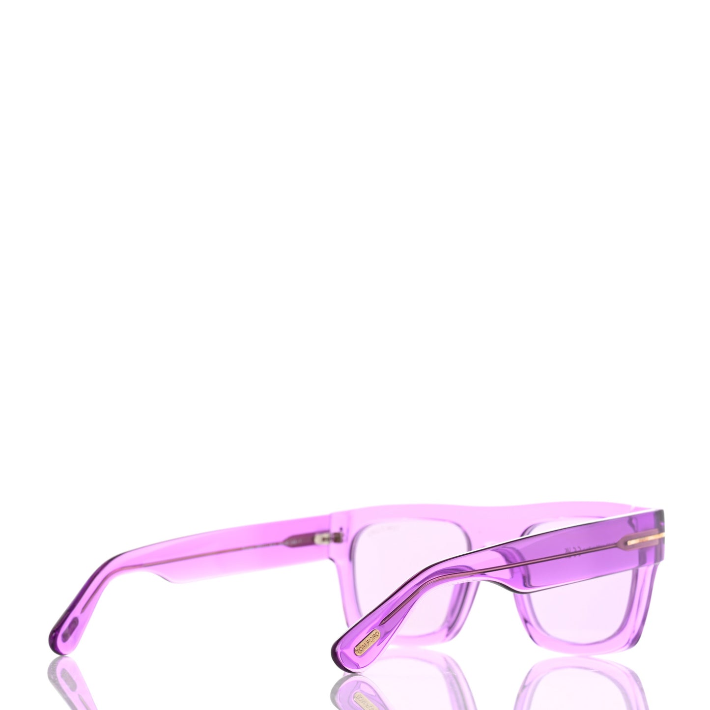Acetate Fausto Sunglasses TF711 Transparent Pink