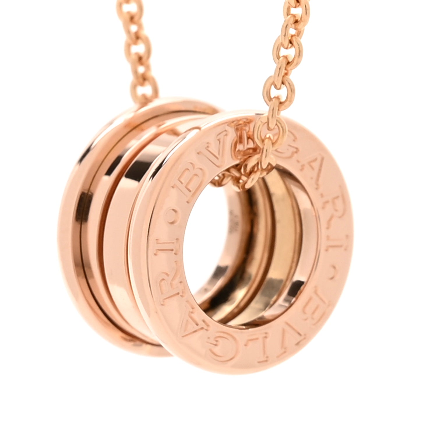 18K Rose Gold B.Zero1 Pendant Necklace