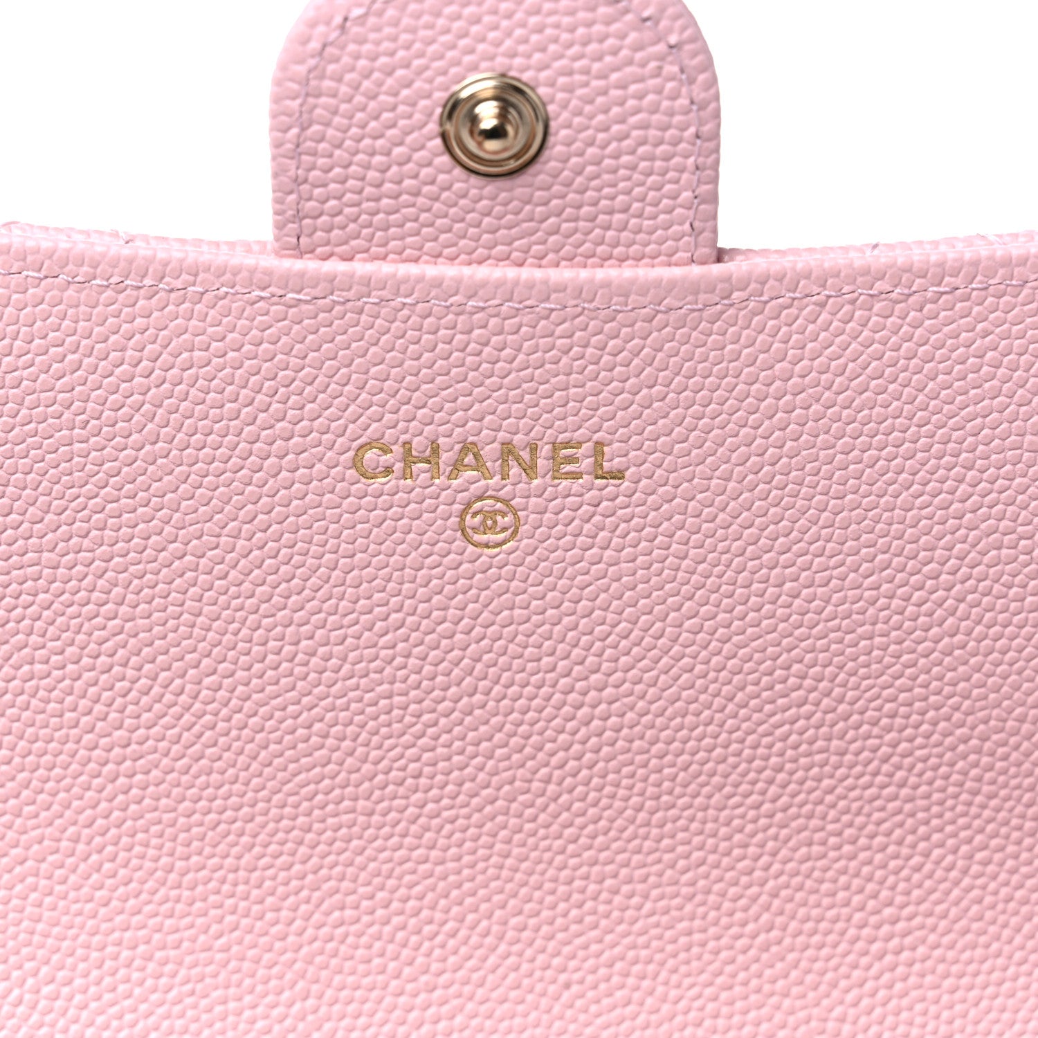 Chanel Caviar Quilted Large Gusset Flap Wallet Light Pink 6 of 11