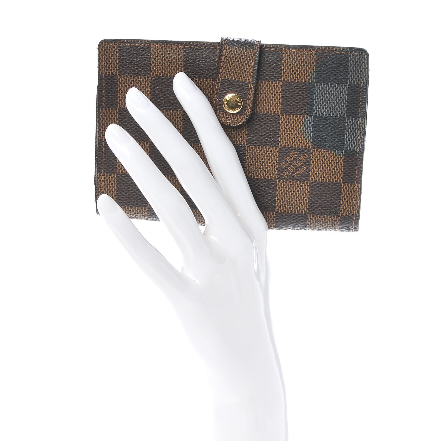 Louis Vuitton Damier Ebene French Purse Wallet 2 of 7