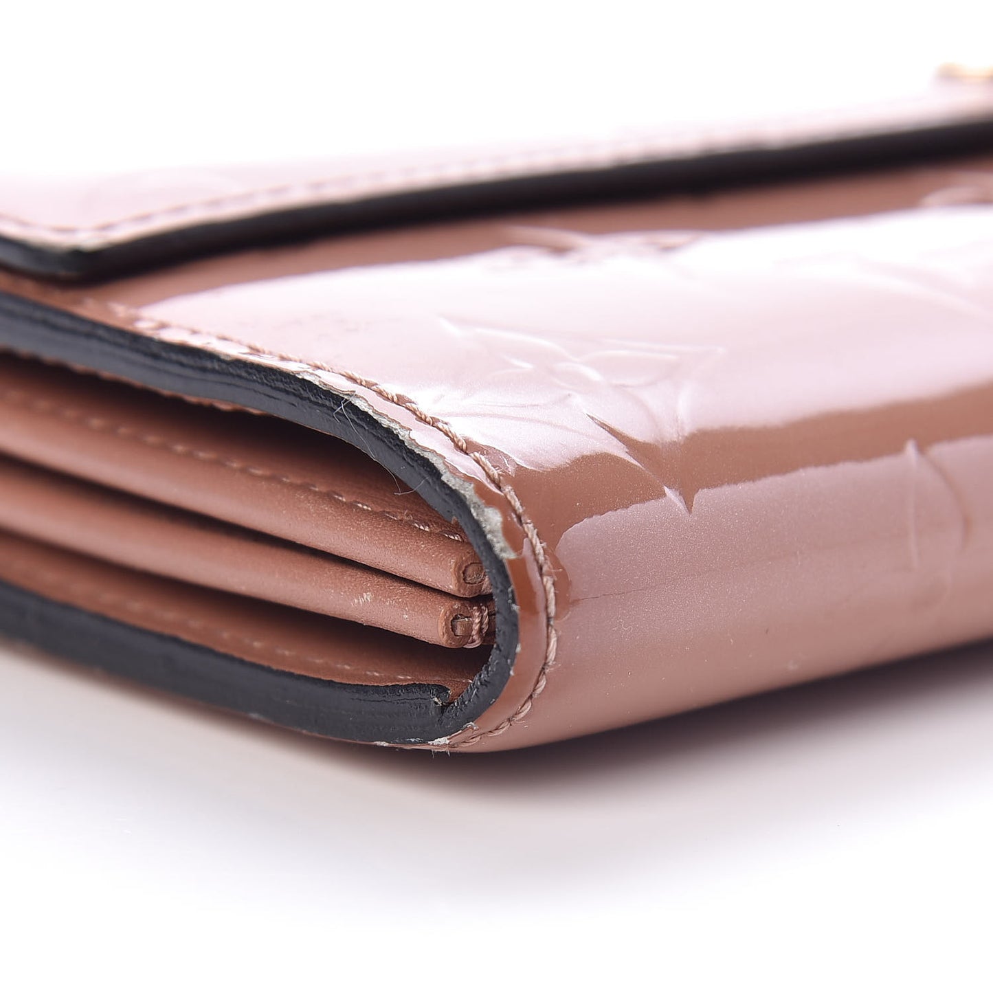 Vernis Sarah Wallet Rose Velours