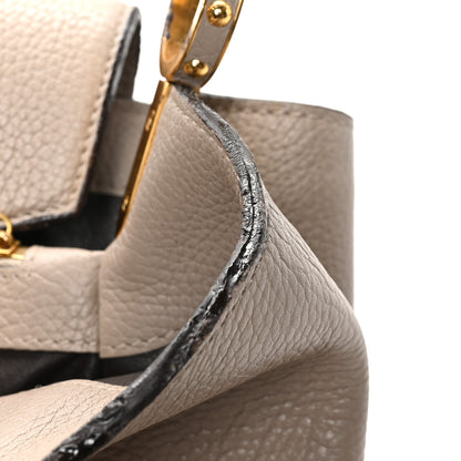 Louis Vuitton Taurillon Capucines MM Galet 11 of 12