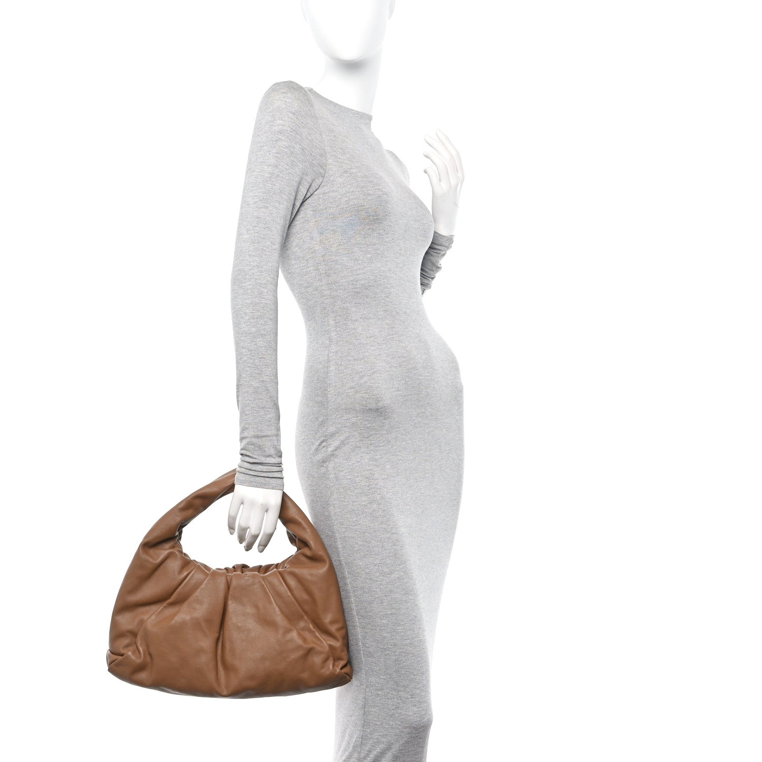 Bottega Veneta Smooth Butter Calfskin Small The Shoulder Pouch Cammello 2 of 10