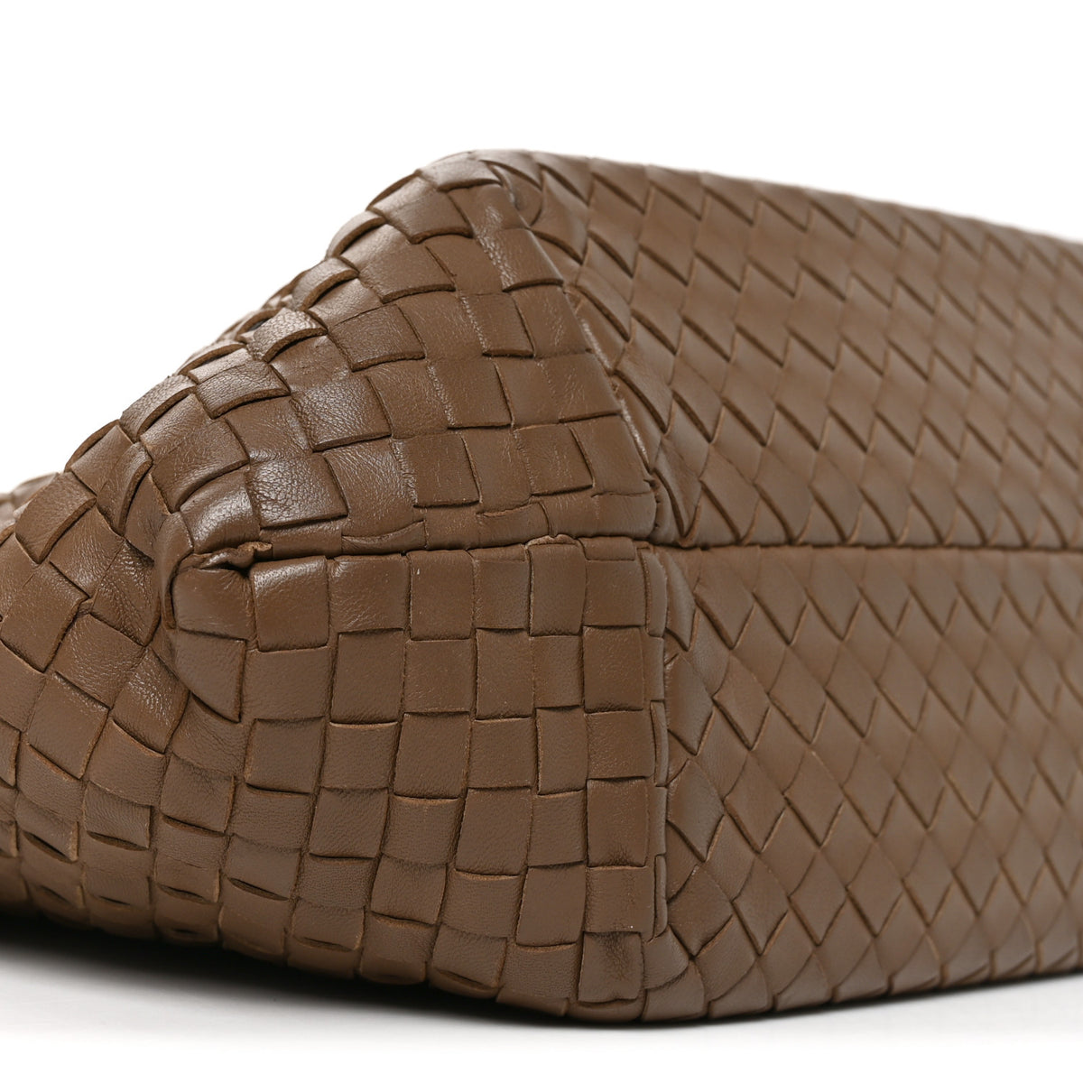 Nappa Intrecciato Large Capri Tote Mapple