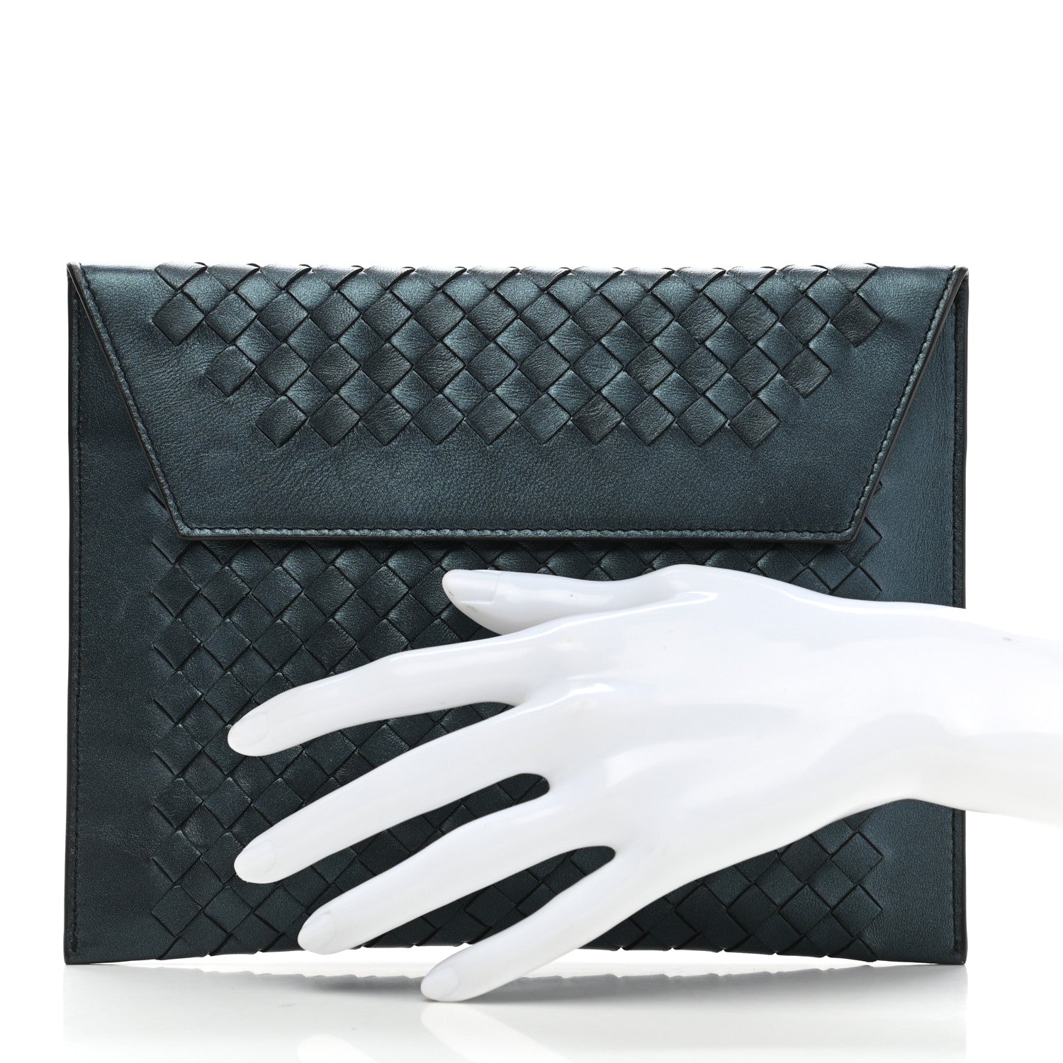Bottega Veneta Metallic Nappa Intrecciato Pouch Set Multicolor 2 of 15