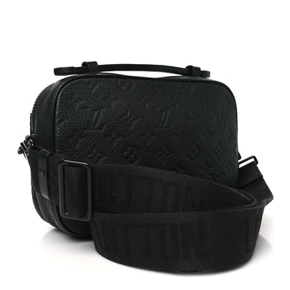 Louis Vuitton Taurillon Monogram S Lock Messenger Black 3 of 9