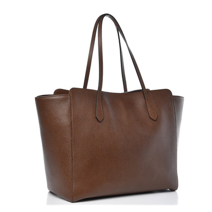 Gucci Dollar Calfskin Medium Swing Tote Nut Brown 3 of 11
