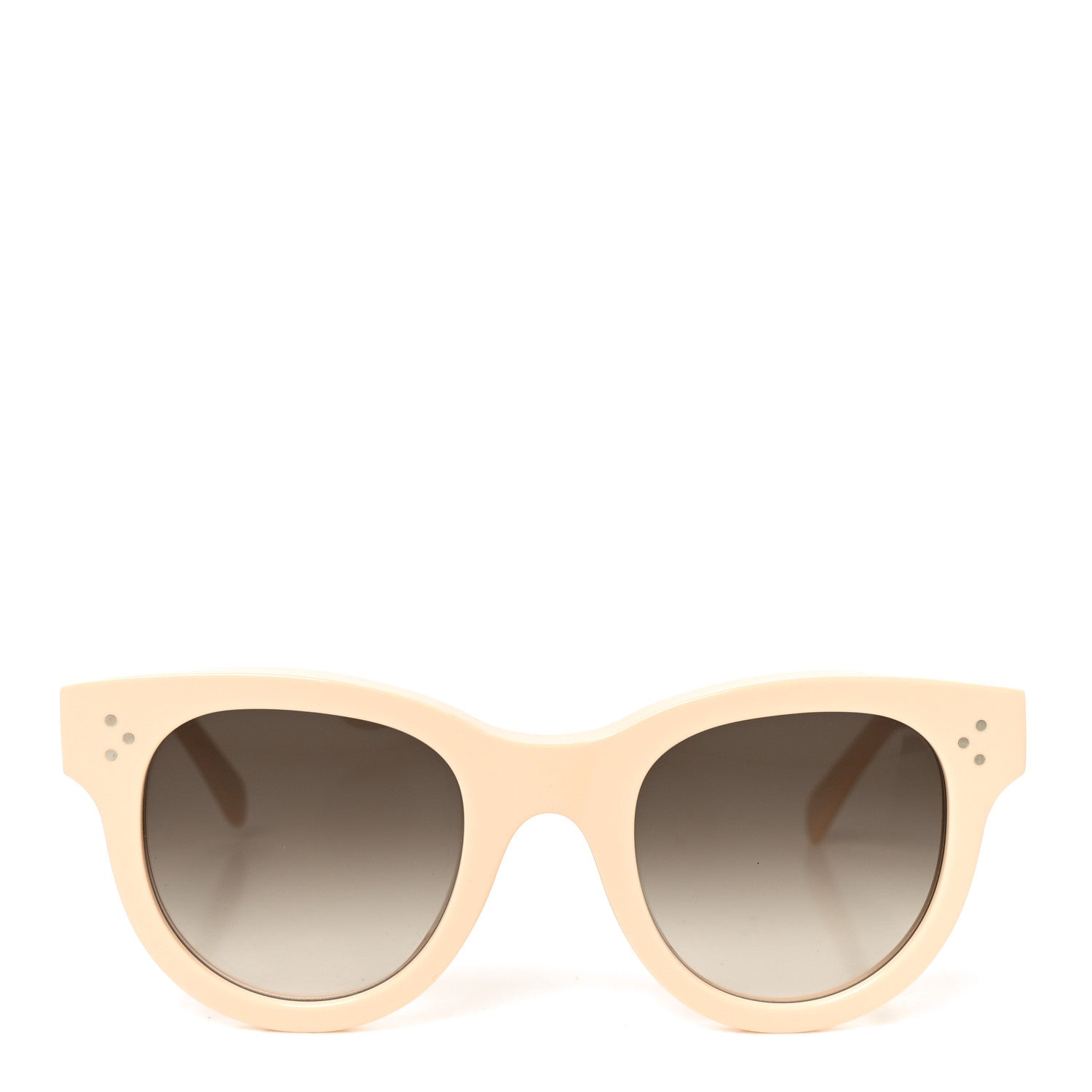 Celine Acetate Round Sunglasses CL4003IN Ivory 2 of 7