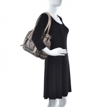 Burberry Smoked Check Small Northfield Tote Trench 2 of 16