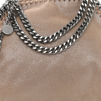 Stella McCartney Shaggy Deer Mini Falabella Fold Over Tote Beige 8 of 10