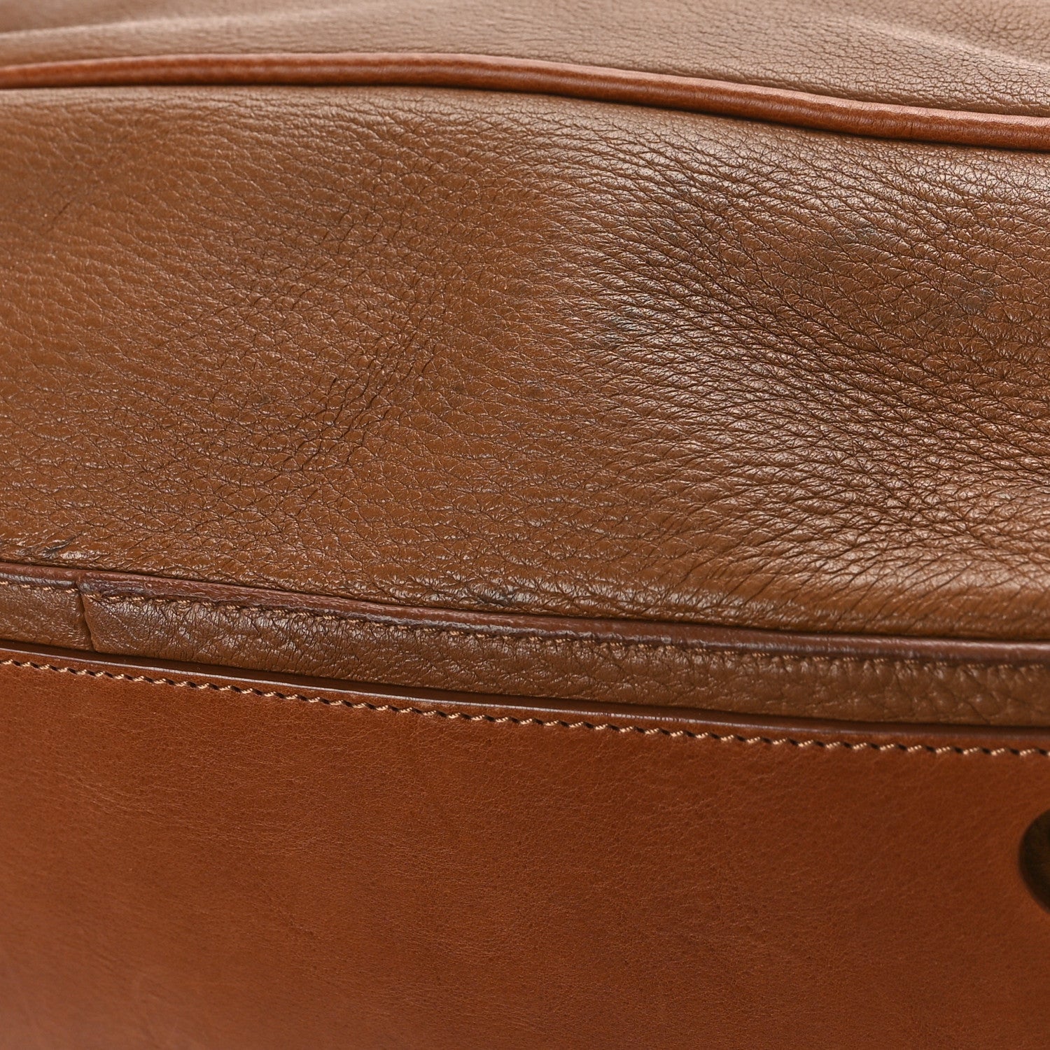 Celine Caflskin Bowling Bag Brown 10 of 14