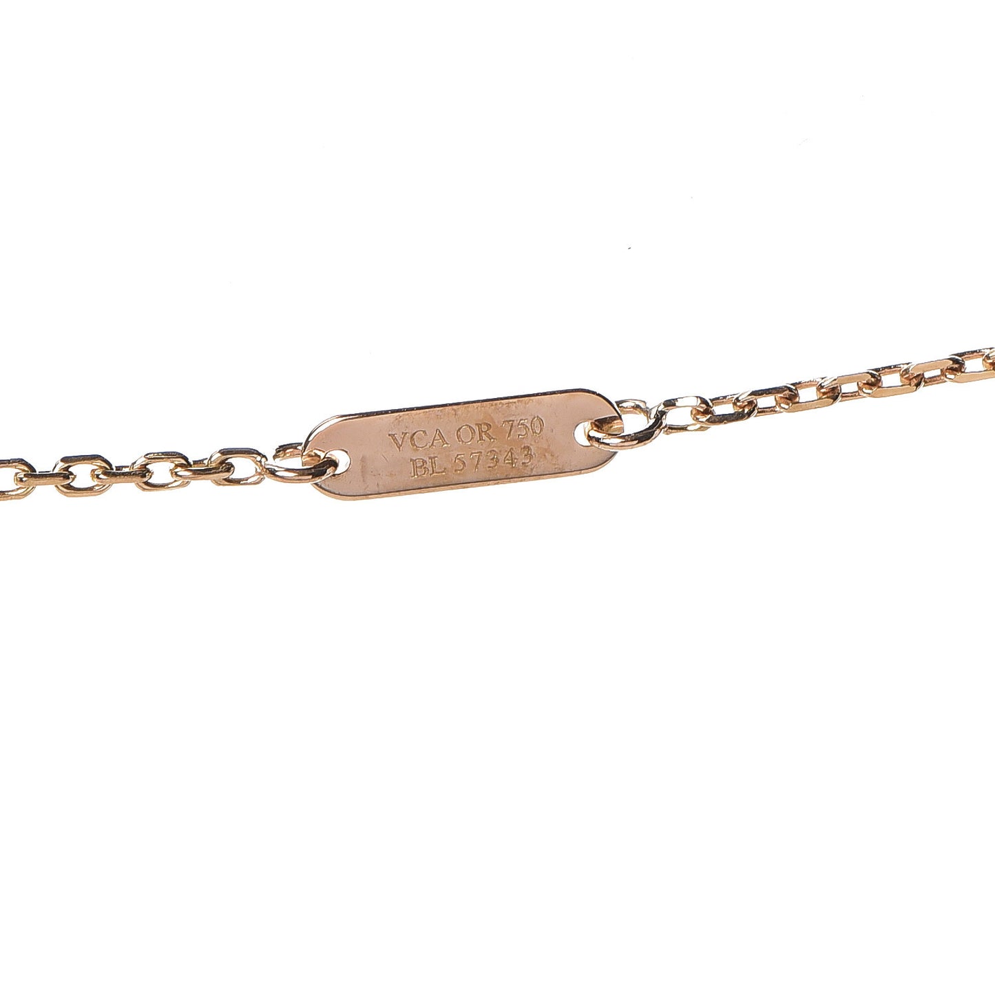 18K Yellow Gold Diamond Large Fleurette Pendant Necklace