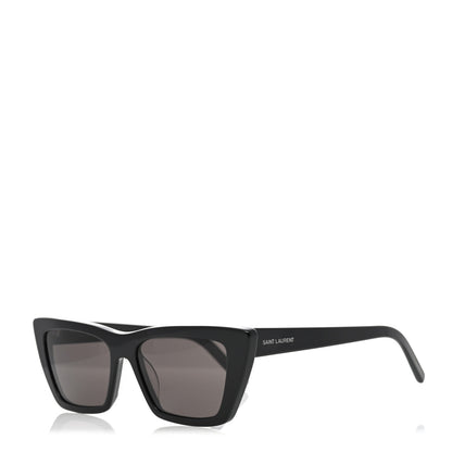Saint Laurent Mica SL 276 Acetate Cat Eye Sunglasses Black 1 of 8