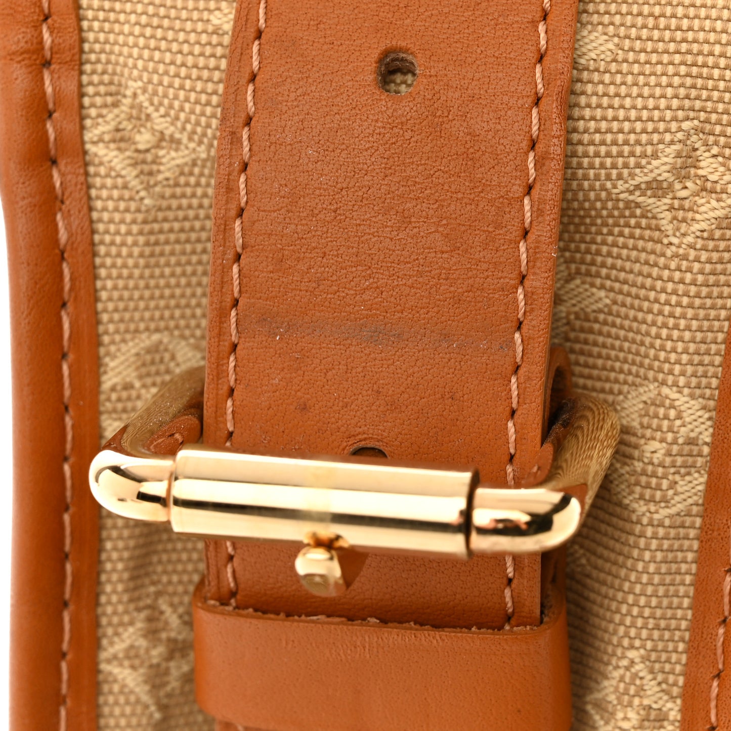 Mini Monogram Besace Mary Kate Beige