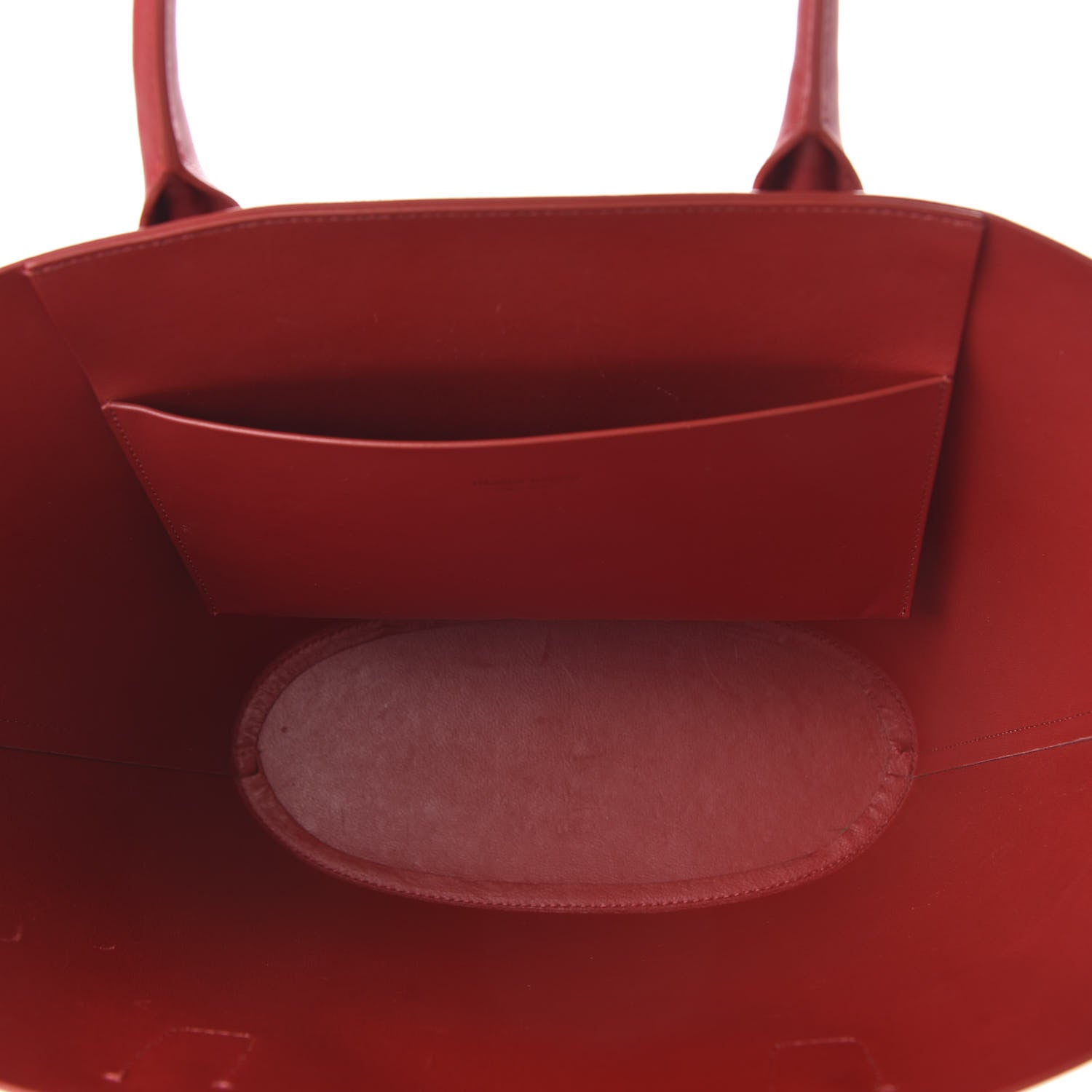 Mansur Gavriel Calfskin Triangle Tote Flamma 5 of 9