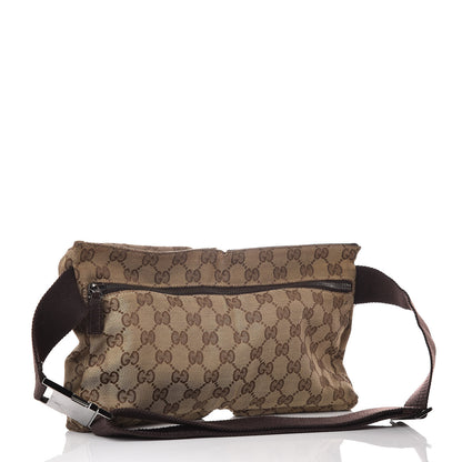 Gucci Monogram Web Belt Bag Dark Brown 3 of 18