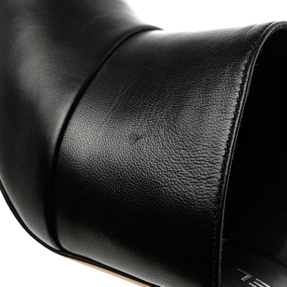 Chanel Lambskin Cap Toe CC Mules 35.5 Black 11 of 12