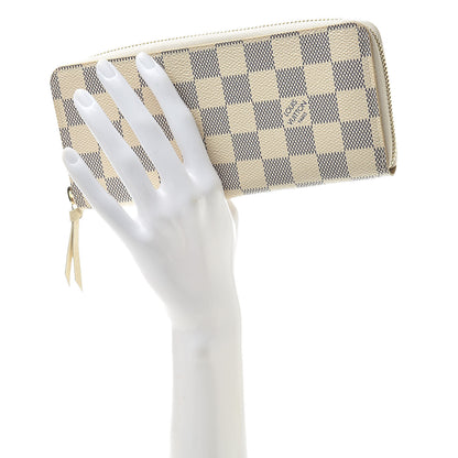 Louis Vuitton Damier Azur Clemence Wallet 2 of 8