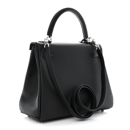 Hermes Togo Kelly Retourne 25 Black 4 of 12