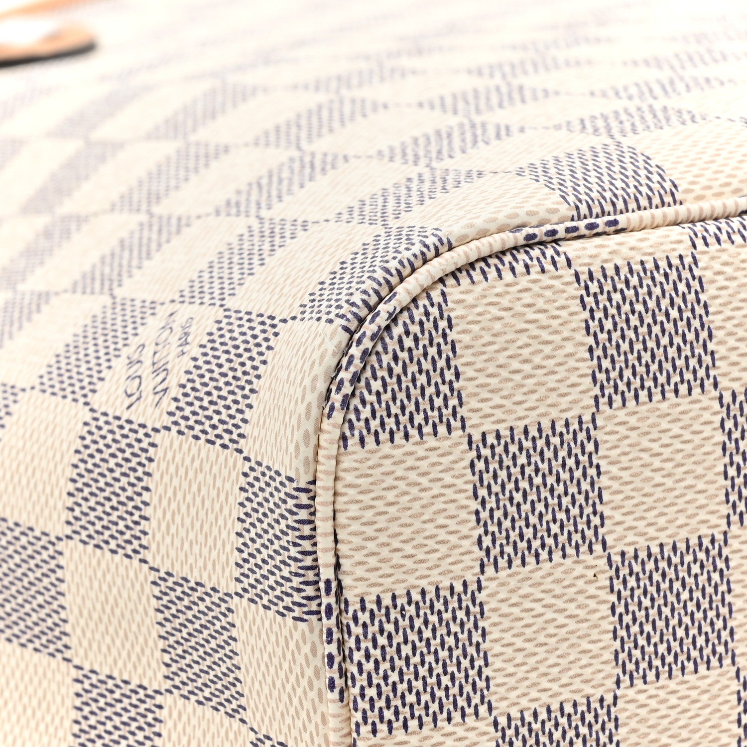 Louis Vuitton Damier Azur Braided Neverfull MM Orange 13 of 15