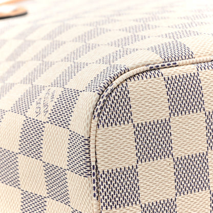 Louis Vuitton Damier Azur Braided Neverfull MM Orange 13 of 15