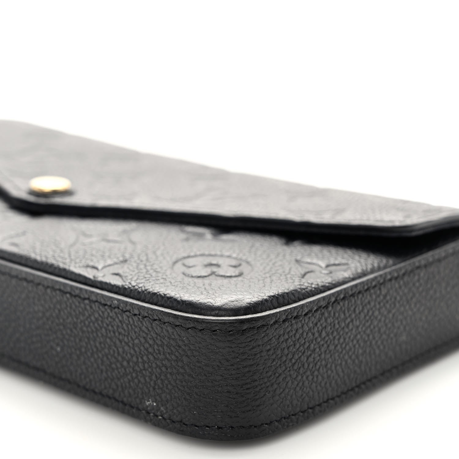 Louis Vuitton Empreinte Pochette Felicie Chain Wallet Black 9 of 9