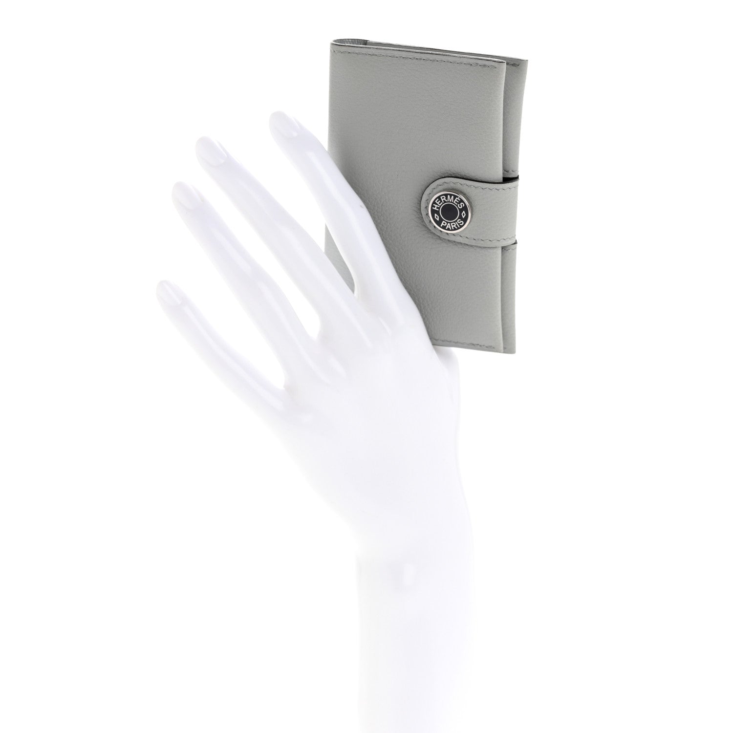 Hermes Evercolor Bi-Color RMS Card Holder Bleu Glacier Ardoise