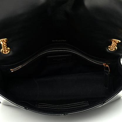 Saint Laurent Patent Patchwork Monogram Medium Jamie Black 5 of 11