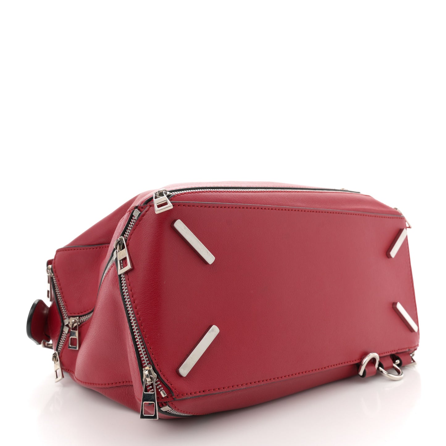 Calfskin Medium Puzzle Bag Rouge