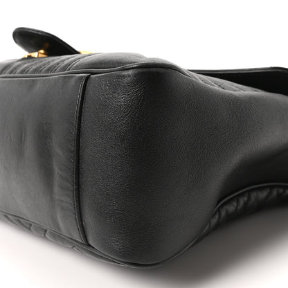 Gucci Calfskin Matelasse Large GG Marmont Shoulder Bag Black 10 of 10