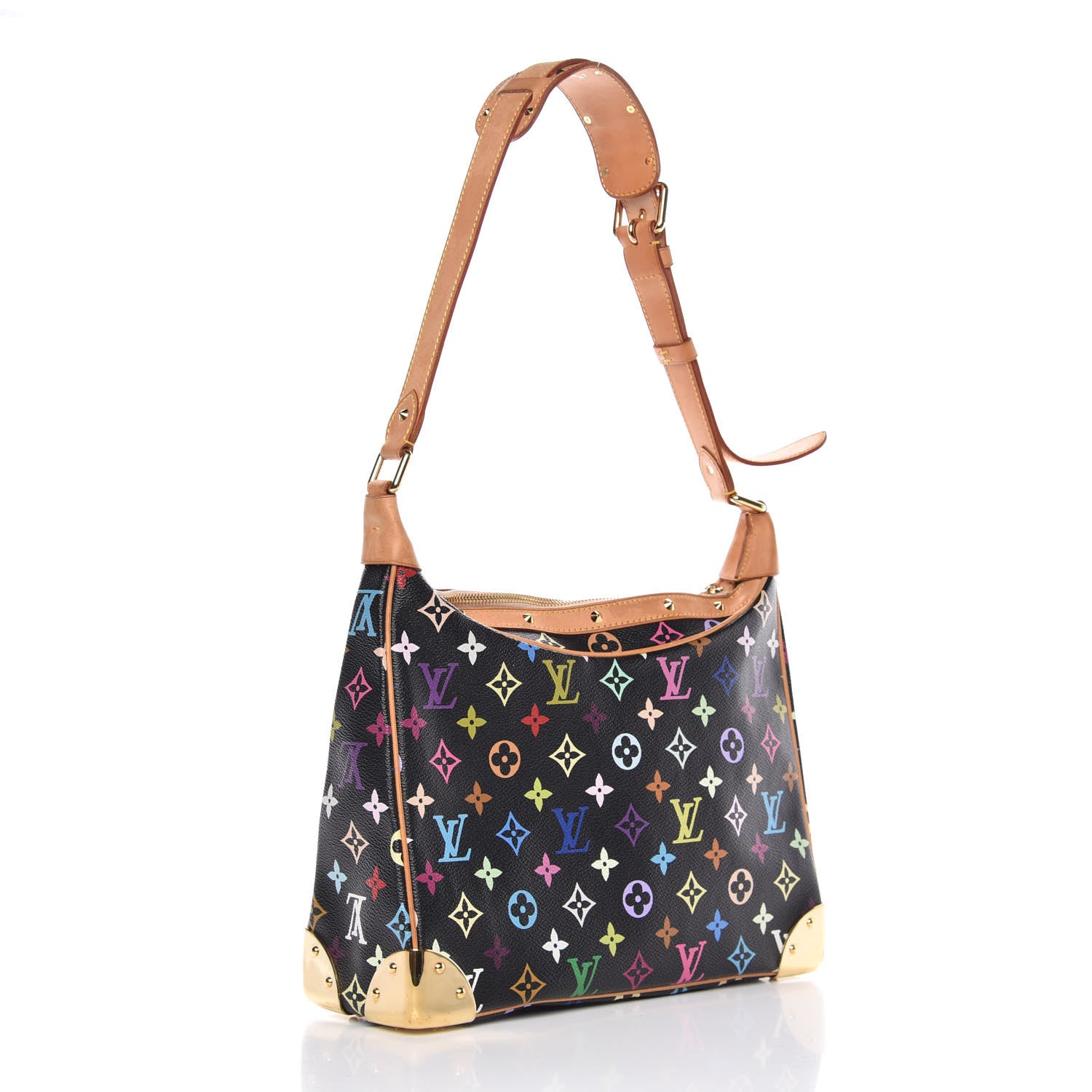 Louis Vuitton Monogram Multicolor Boulogne Black 3 of 16