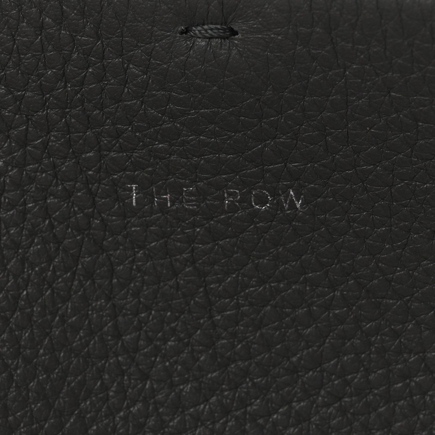 Grained Calfskin Park Tote Three Charcoal